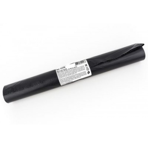 120л AV мешки для мусора 70*110см 45мкр 10шт рулон черные ГОСТИНИЦЫ